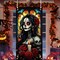 Day of The Dead Door Cover Dia De Los Muertos Porch Sign (Halloween) 70.8"L x 35.4"W